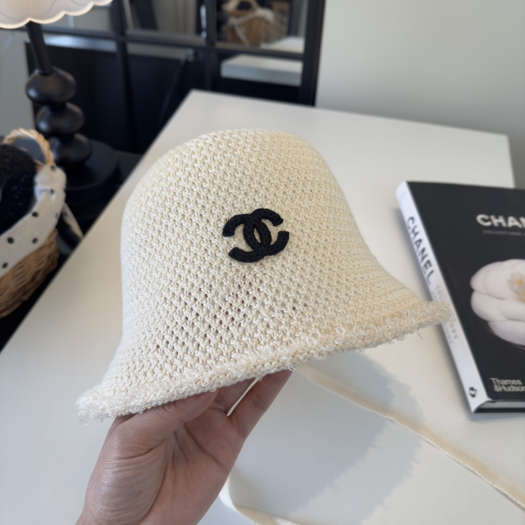 PChanel香奈儿新款针织渔夫帽 头围57cm