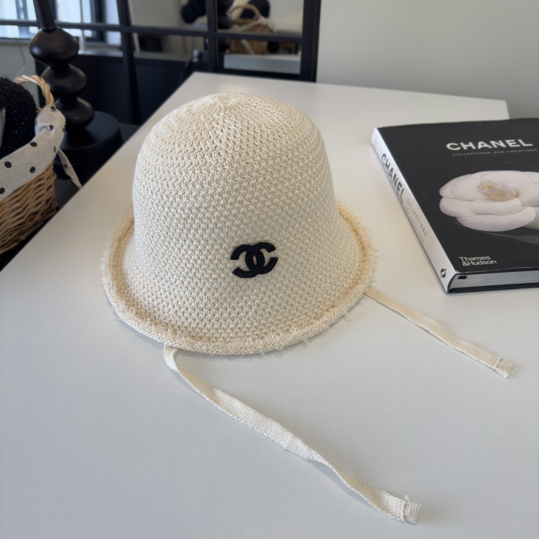 PChanel香奈儿新款针织渔夫帽 头围57cm