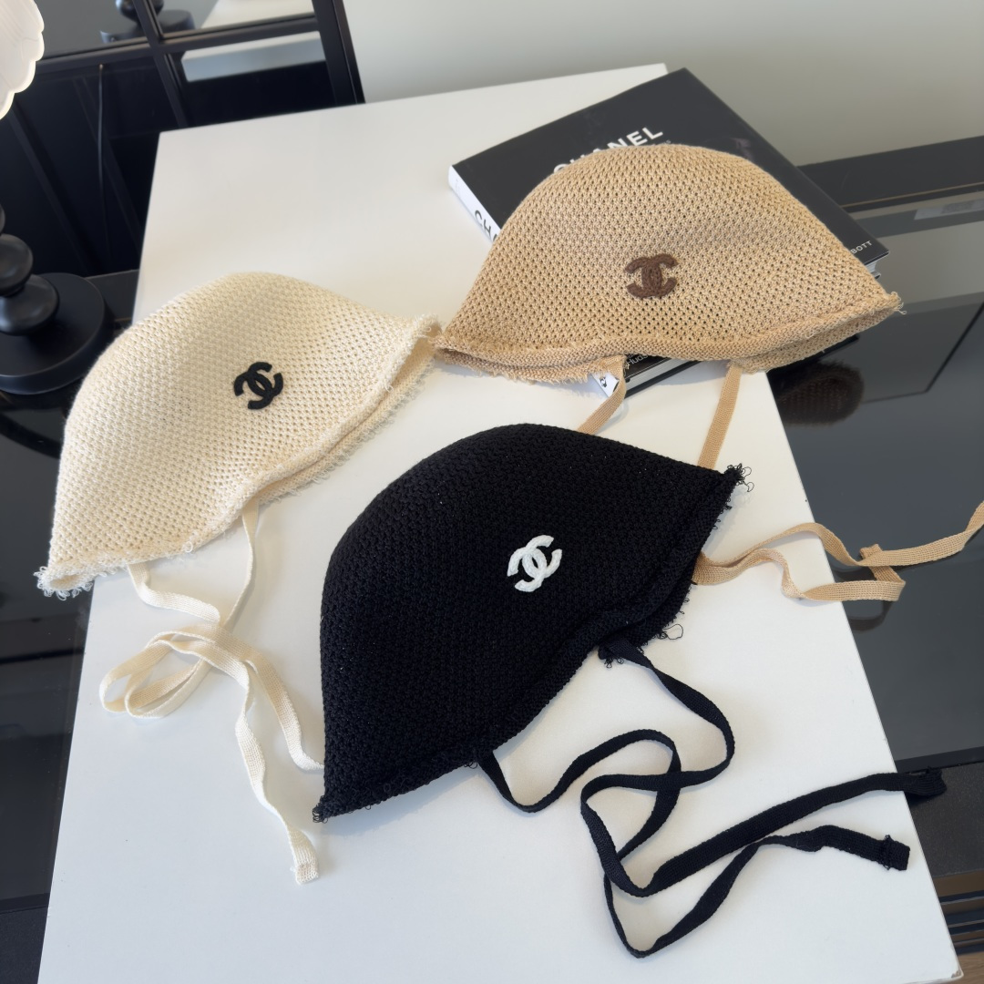 PChanel香奈儿新款针织渔夫帽 头围57cm