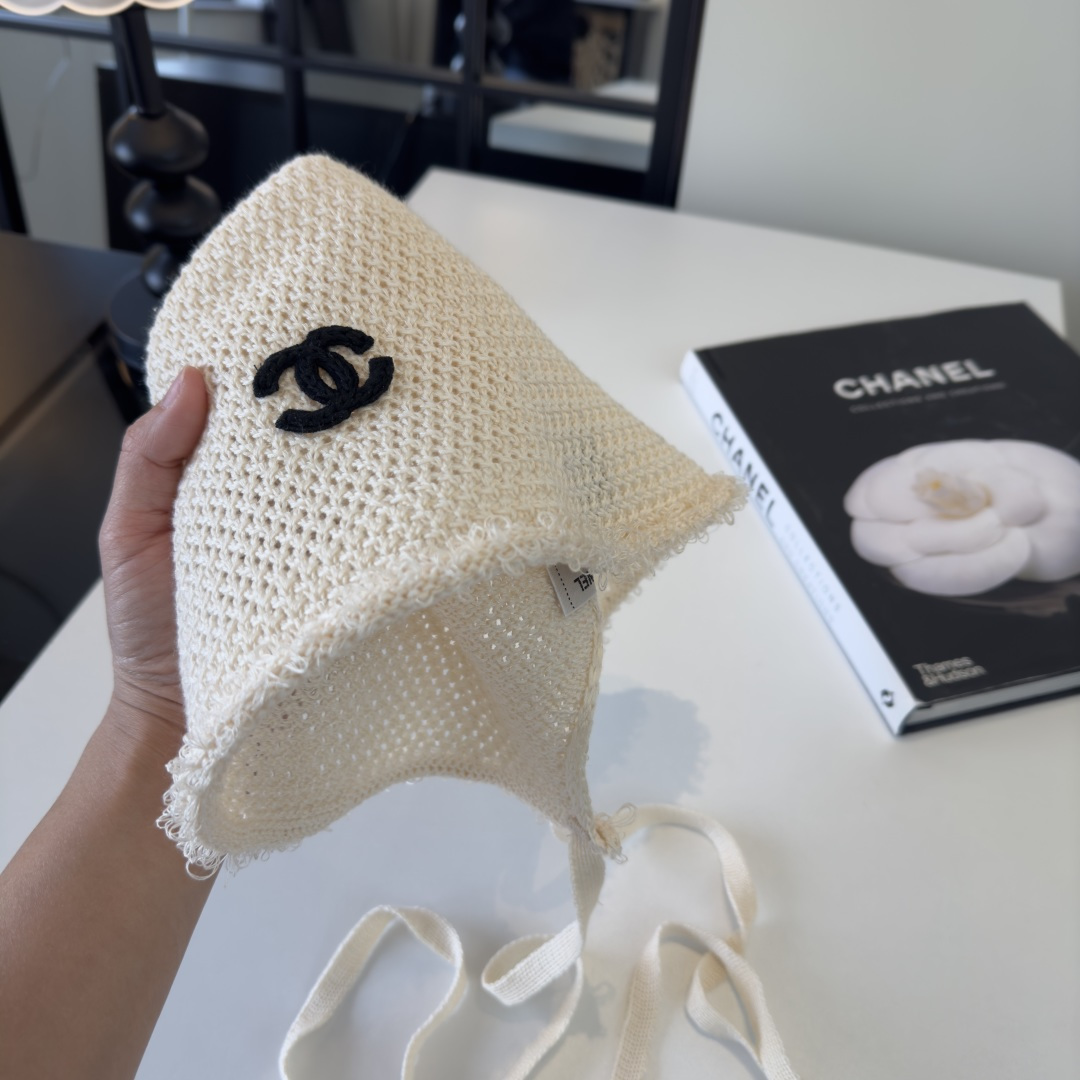 PChanel香奈儿新款针织渔夫帽 头围57cm