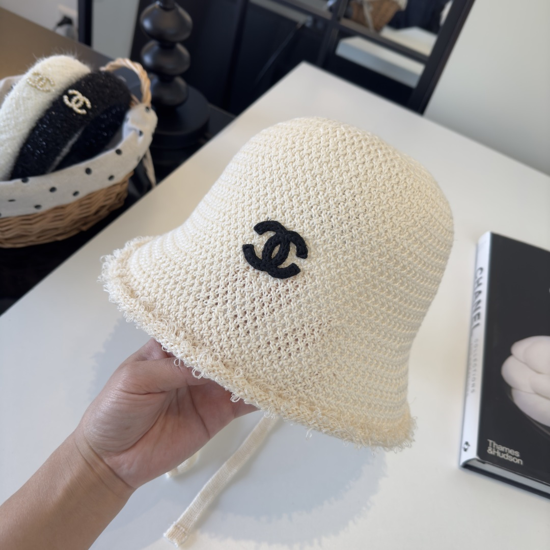 PChanel香奈儿新款针织渔夫帽 头围57cm