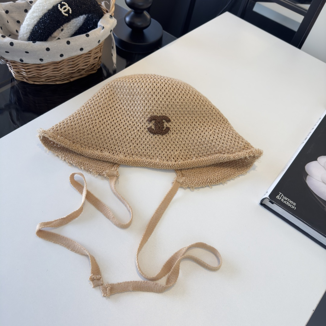PChanel香奈儿新款针织渔夫帽 头围57cm