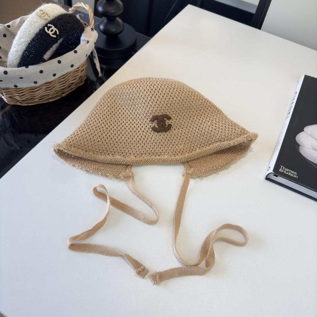 PChanel香奈儿新款针织渔夫帽 头围57cm