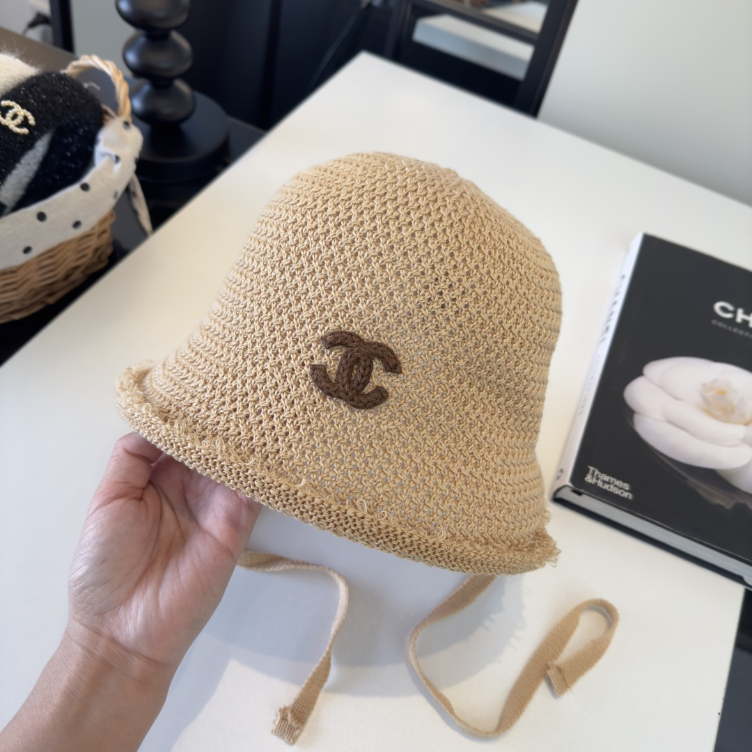 PChanel香奈儿新款针织渔夫帽 头围57cm