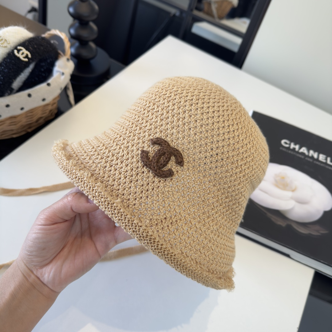PChanel香奈儿新款针织渔夫帽 头围57cm