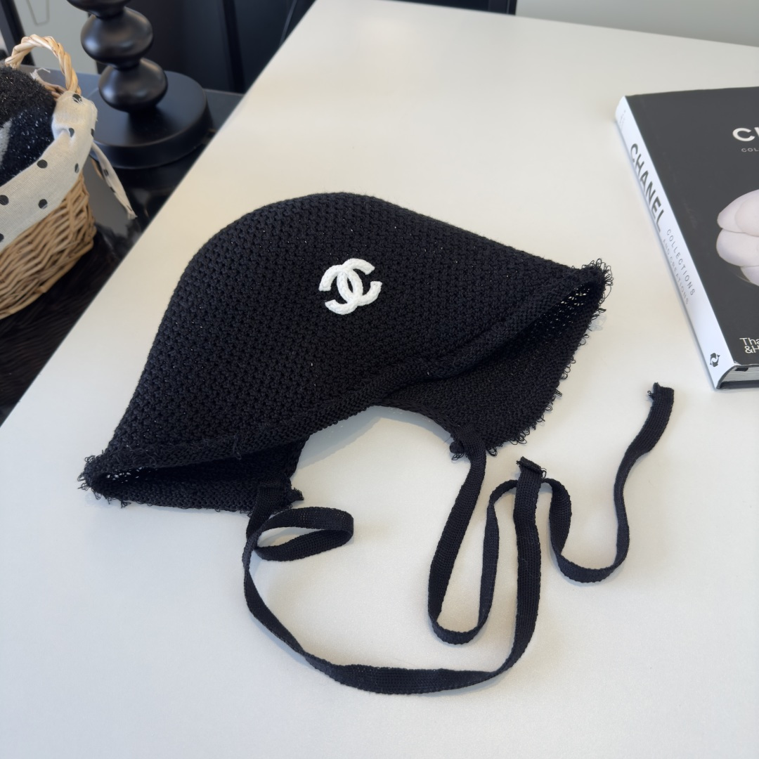 PChanel香奈儿新款针织渔夫帽 头围57cm