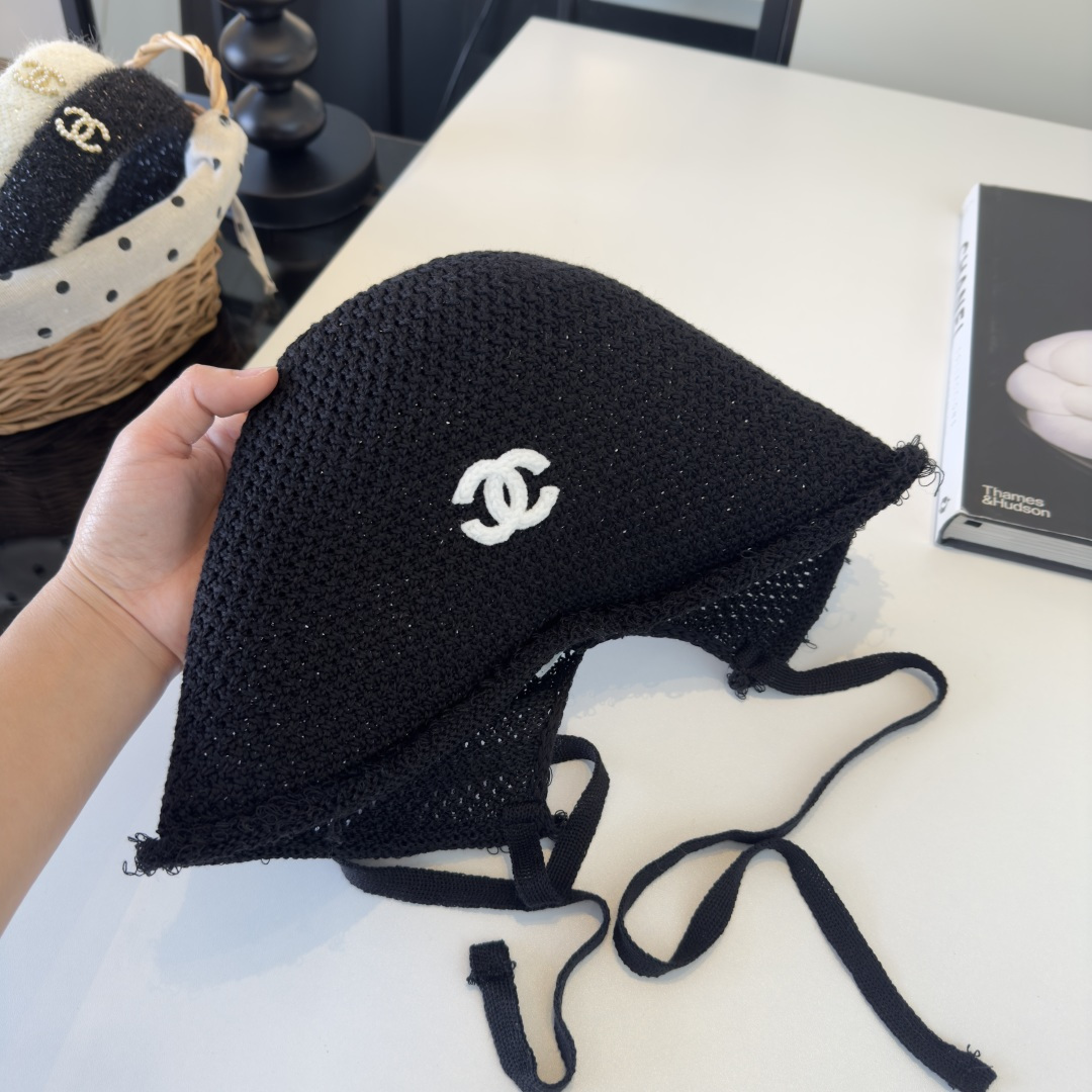 PChanel香奈儿新款针织渔夫帽 头围57cm