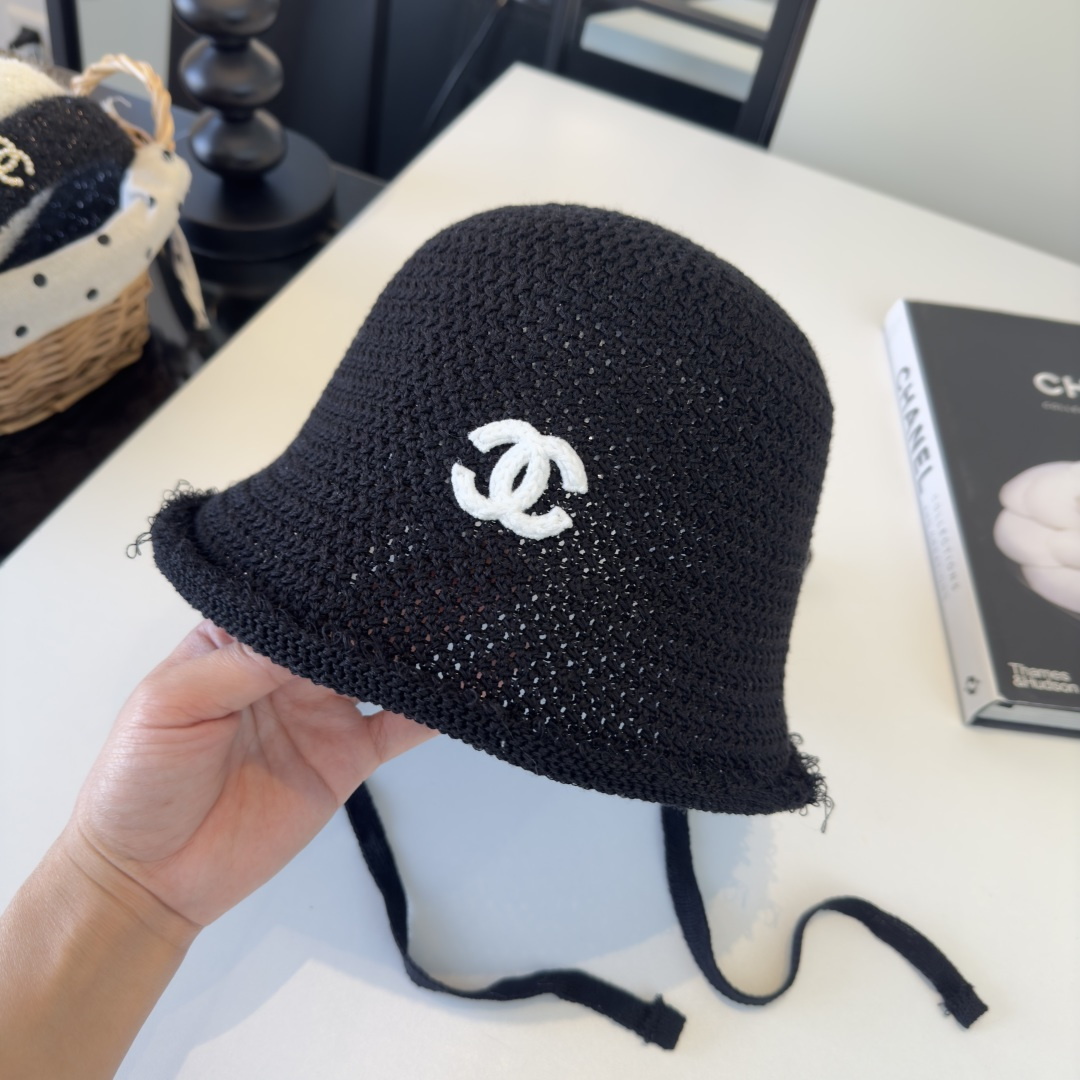 PChanel香奈儿新款针织渔夫帽 头围57cm