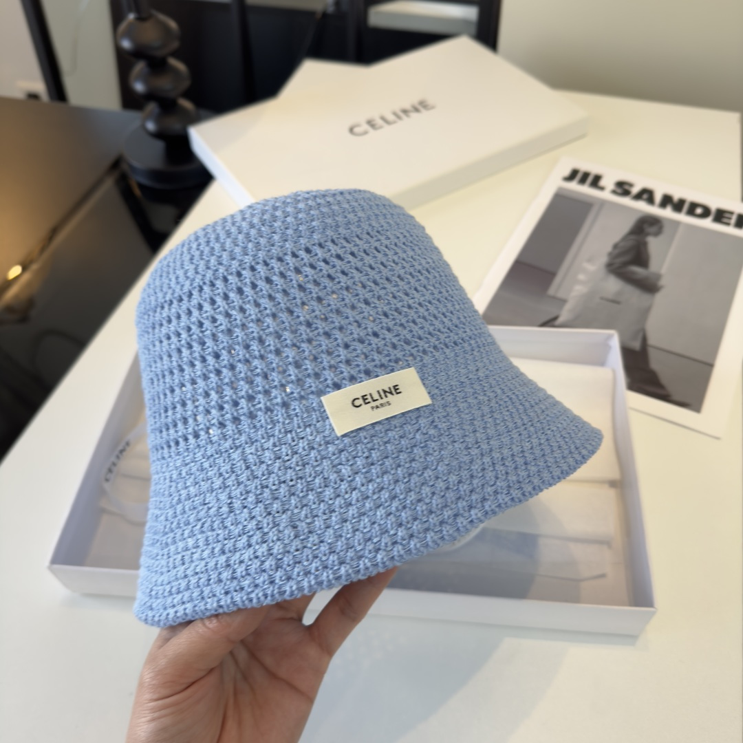 PCeline赛琳新款遮阳渔夫帽，时尚百搭，轻盈透气！