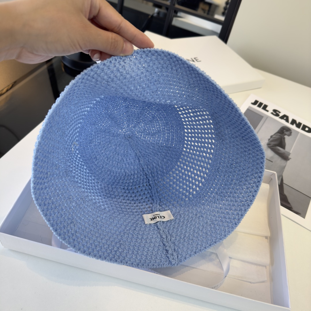 PCeline赛琳新款遮阳渔夫帽，时尚百搭，轻盈透气！