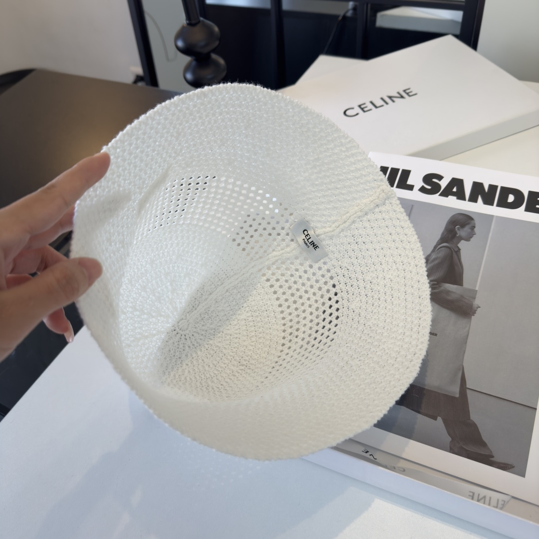 PCeline赛琳新款遮阳渔夫帽，时尚百搭，轻盈透气！