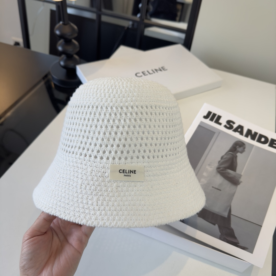 PCeline赛琳新款遮阳渔夫帽，时尚百搭，轻盈透气！