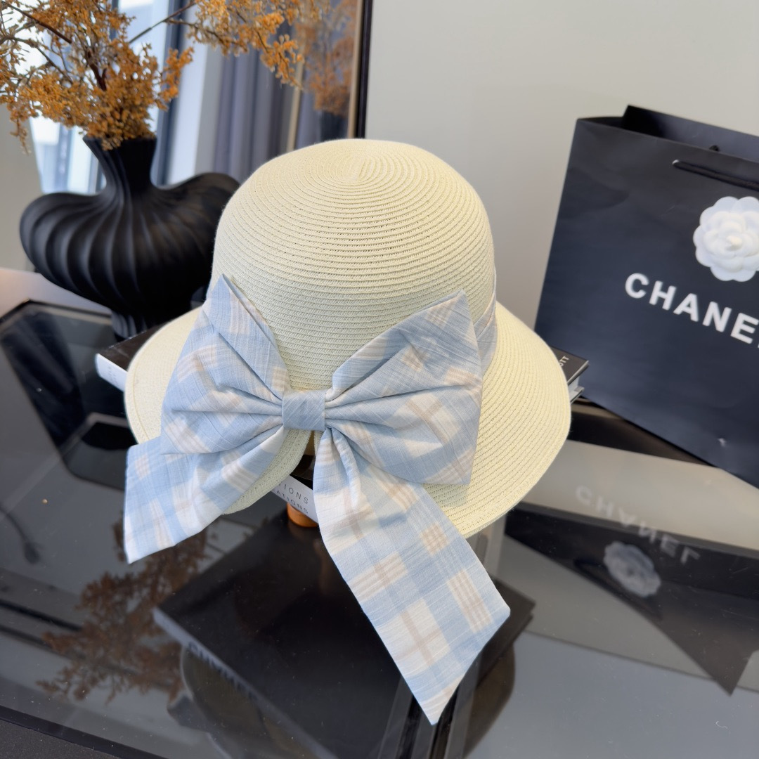 PChanel香奈儿新款草帽，日本纸草制作，跑量王，头围57cm