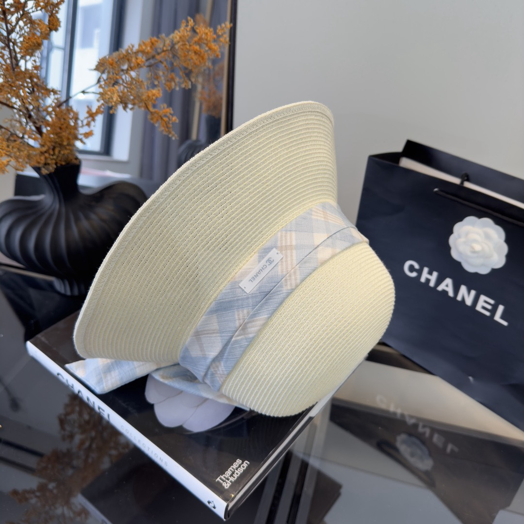 PChanel香奈儿新款草帽，日本纸草制作，跑量王，头围57cm