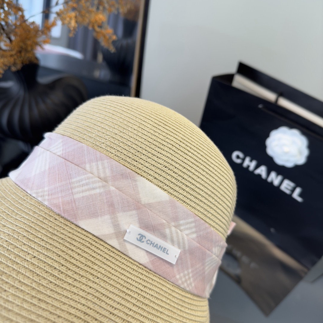 PChanel香奈儿新款草帽，日本纸草制作，跑量王，头围57cm