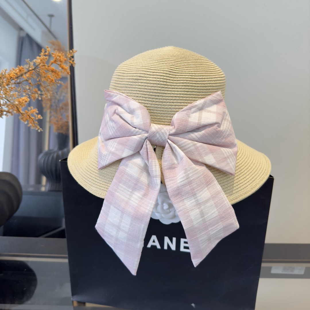 PChanel香奈儿新款草帽，日本纸草制作，跑量王，头围57cm