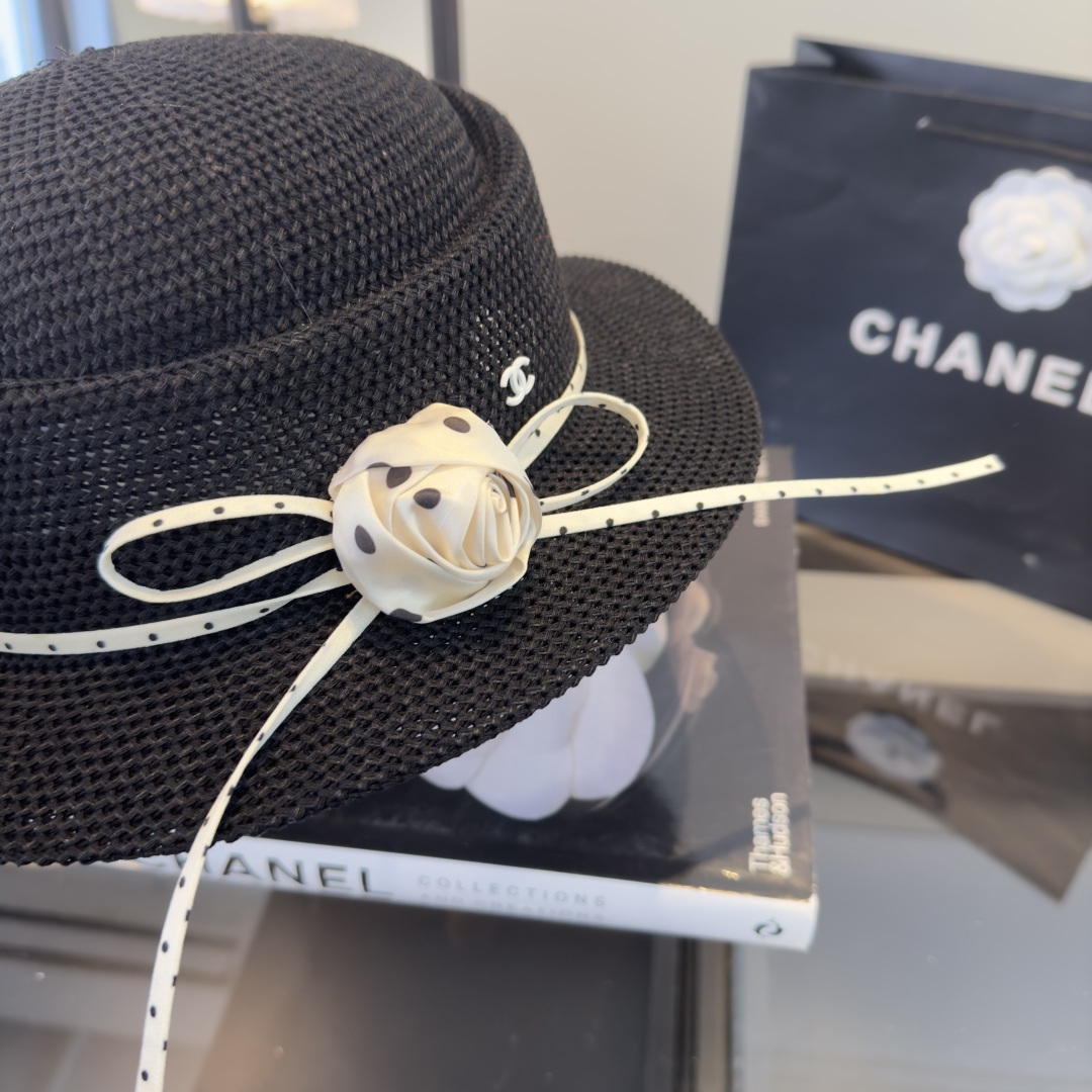 PChanel香奈儿新款名媛风范草帽，头围57cm