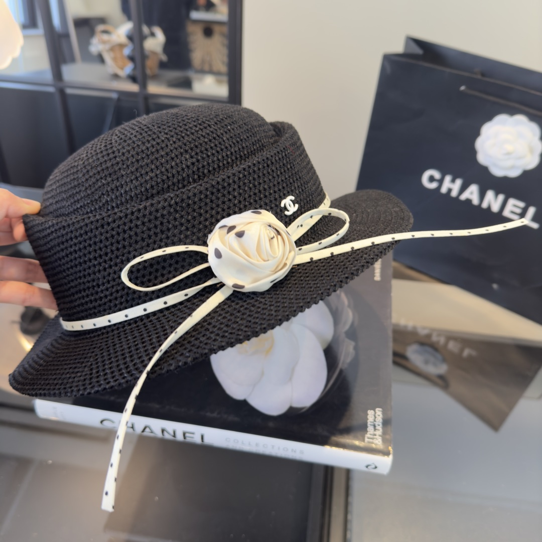 PChanel香奈儿新款名媛风范草帽，头围57cm