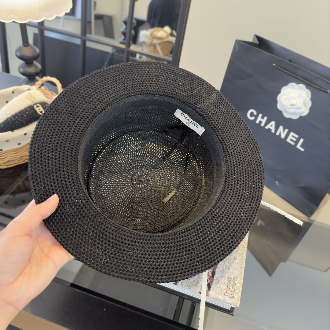 PChanel香奈儿新款名媛风范草帽，头围57cm