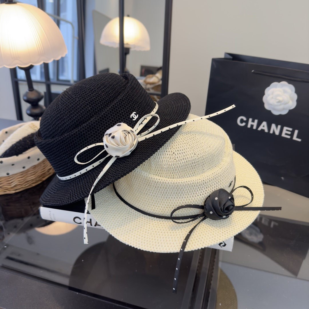PChanel香奈儿新款名媛风范草帽，头围57cm