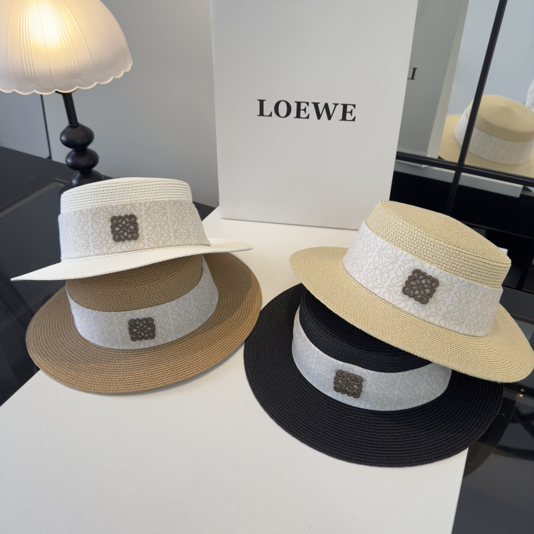 P罗意威新款平顶草帽，旅游必备！