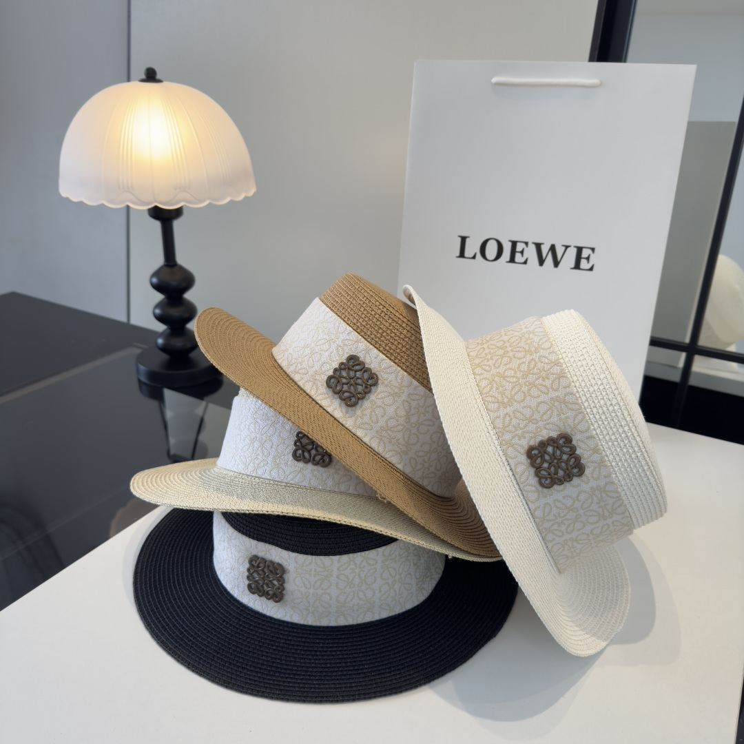 P罗意威新款平顶草帽，旅游必备！