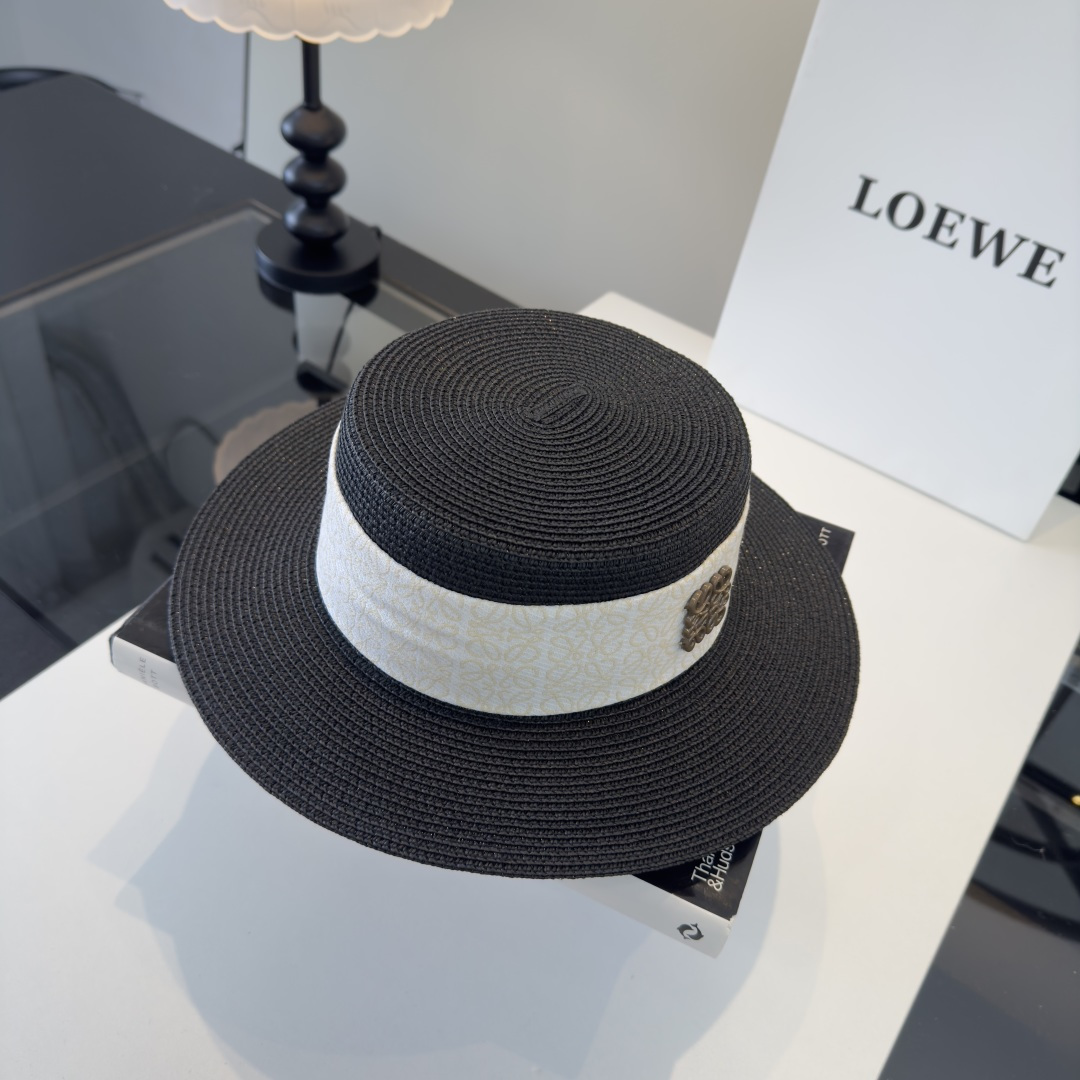 P罗意威新款平顶草帽，旅游必备！