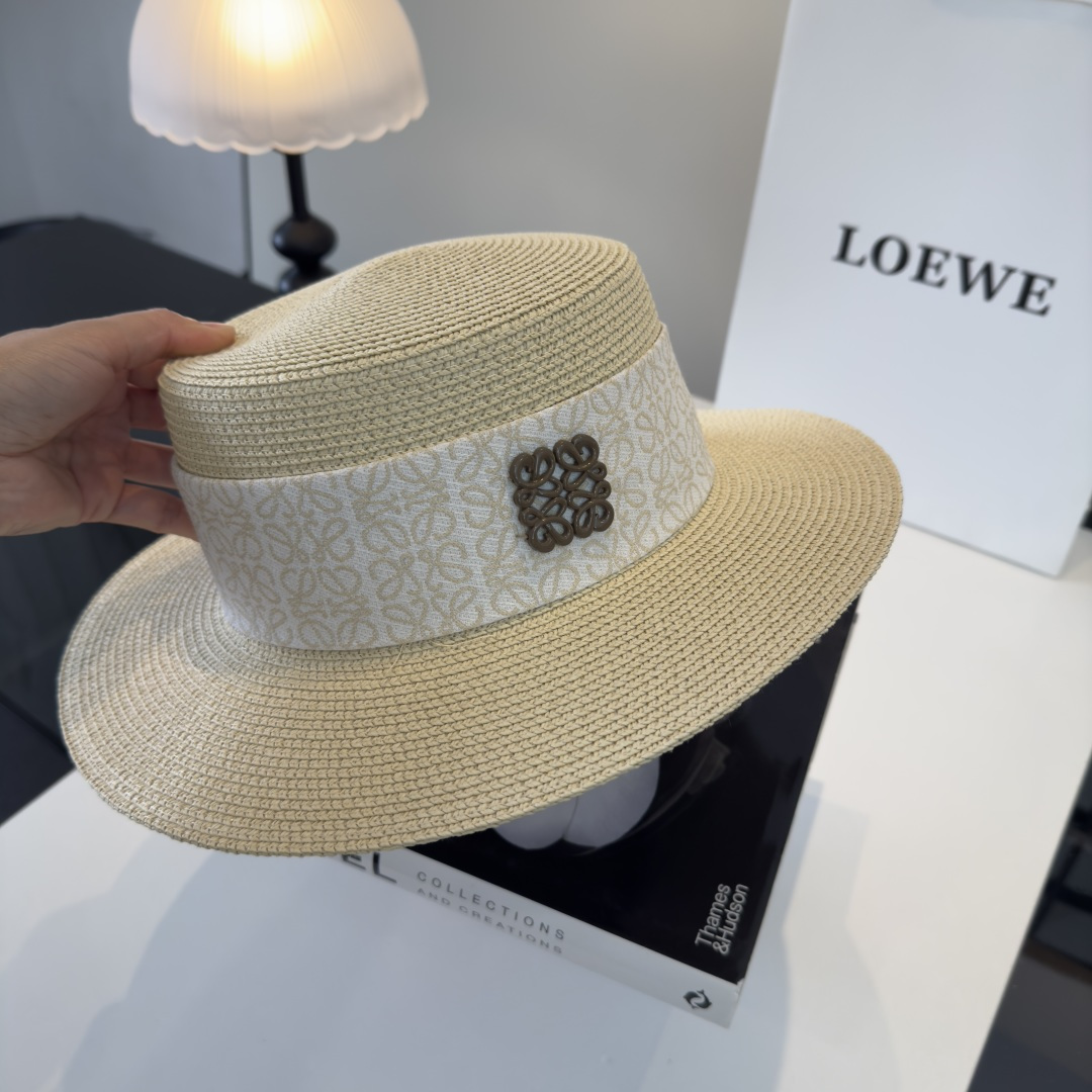 P罗意威新款平顶草帽，旅游必备！