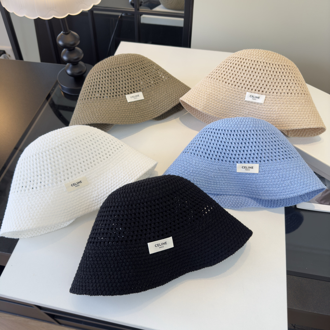 PCeline赛琳新款遮阳渔夫帽，时尚百搭，轻盈透气！