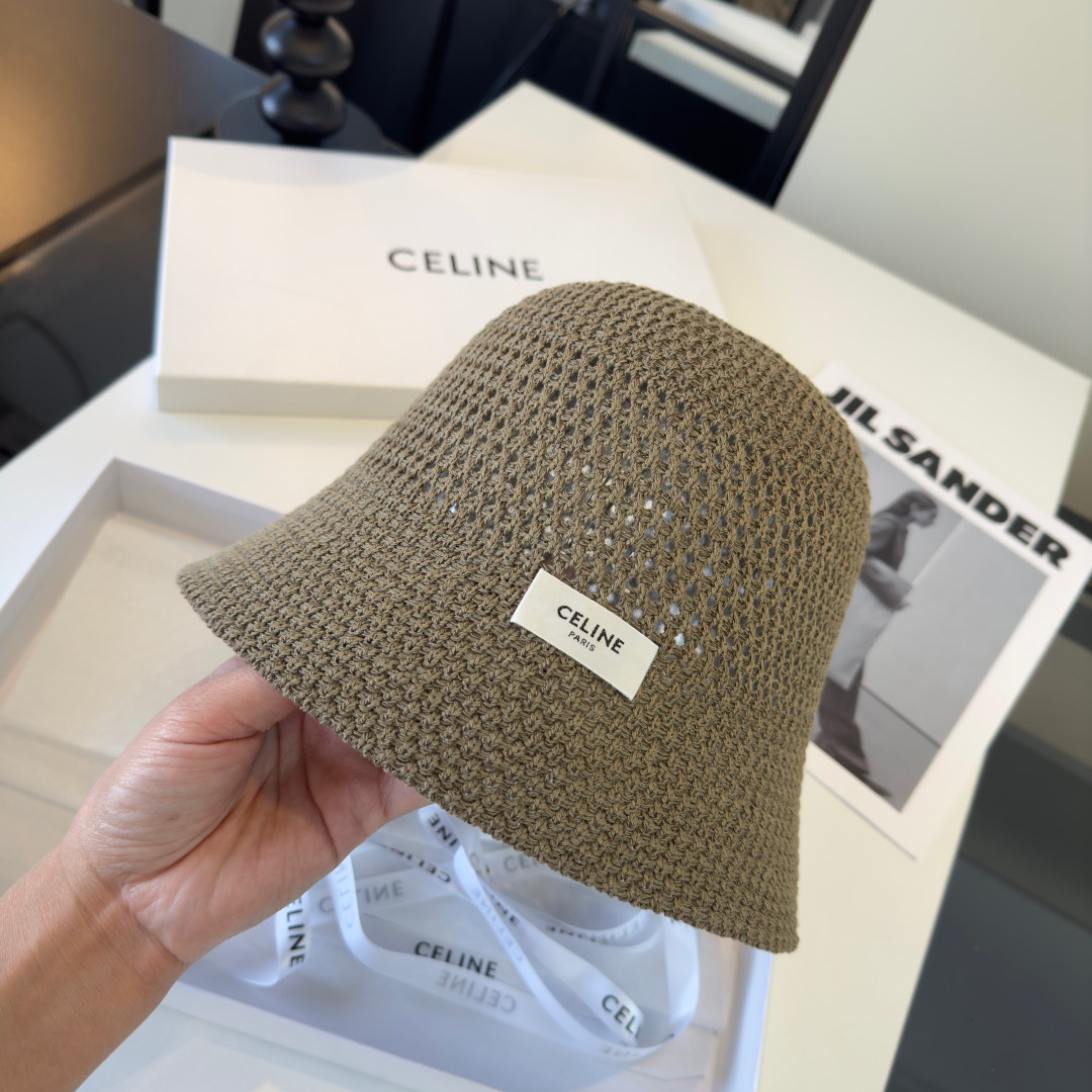 PCeline赛琳新款遮阳渔夫帽，时尚百搭，轻盈透气！