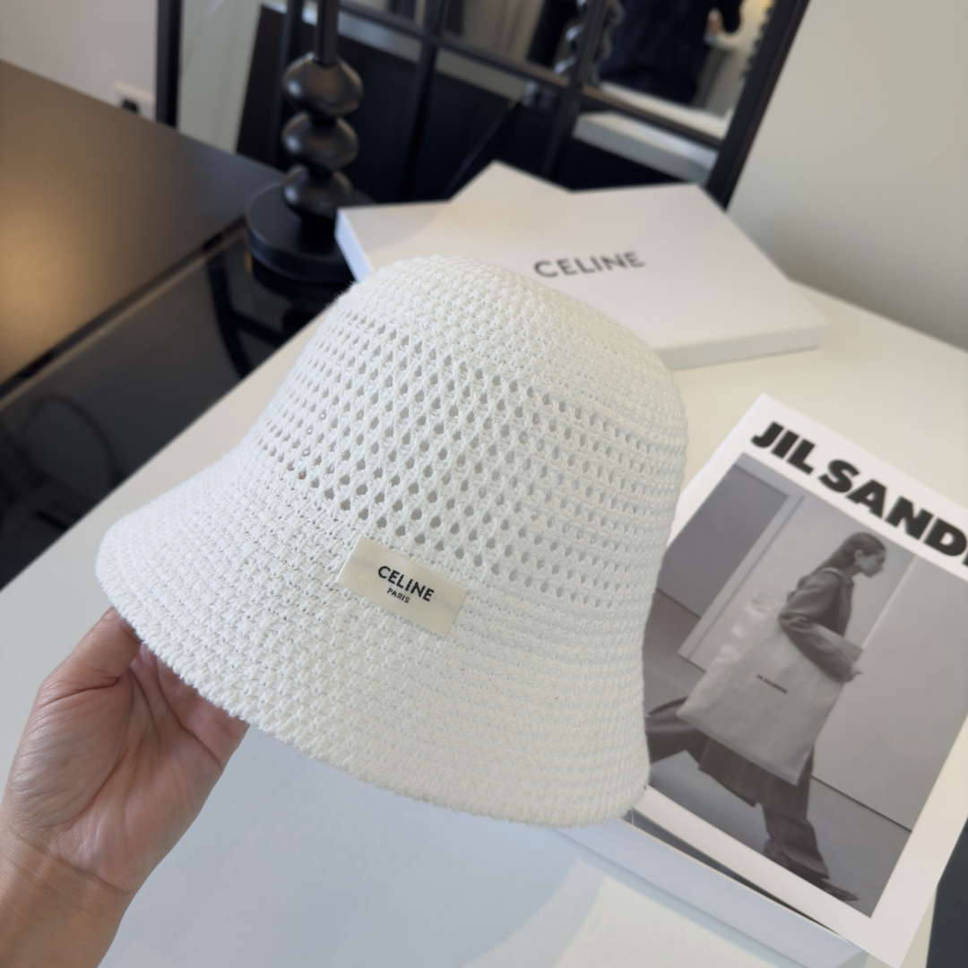 PCeline赛琳新款遮阳渔夫帽，时尚百搭，轻盈透气！