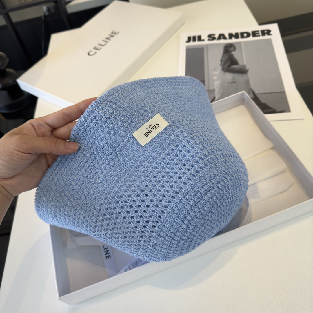 PCeline赛琳新款遮阳渔夫帽，时尚百搭，轻盈透气！