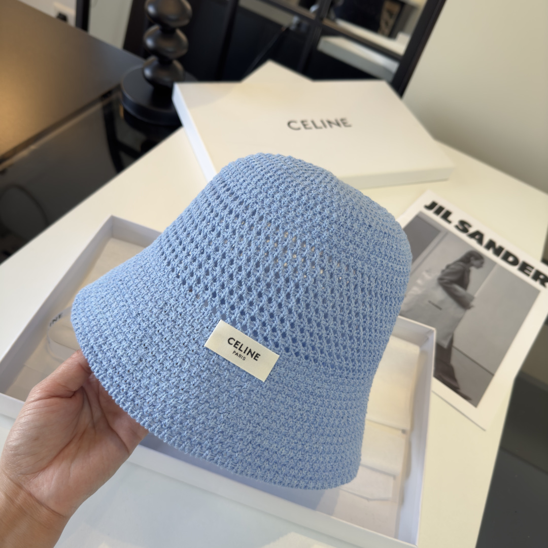 PCeline赛琳新款遮阳渔夫帽，时尚百搭，轻盈透气！