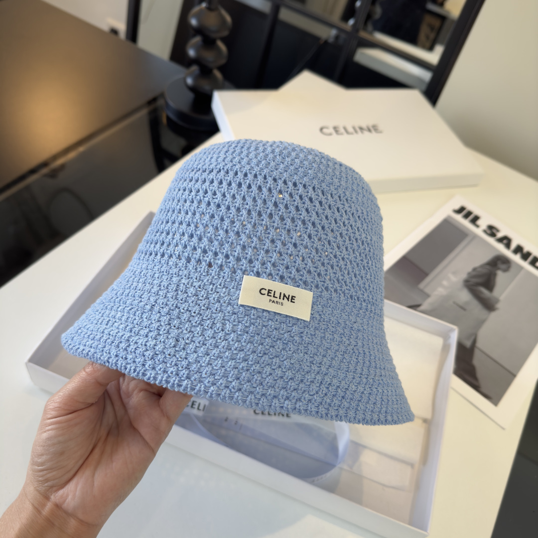 PCeline赛琳新款遮阳渔夫帽，时尚百搭，轻盈透气！
