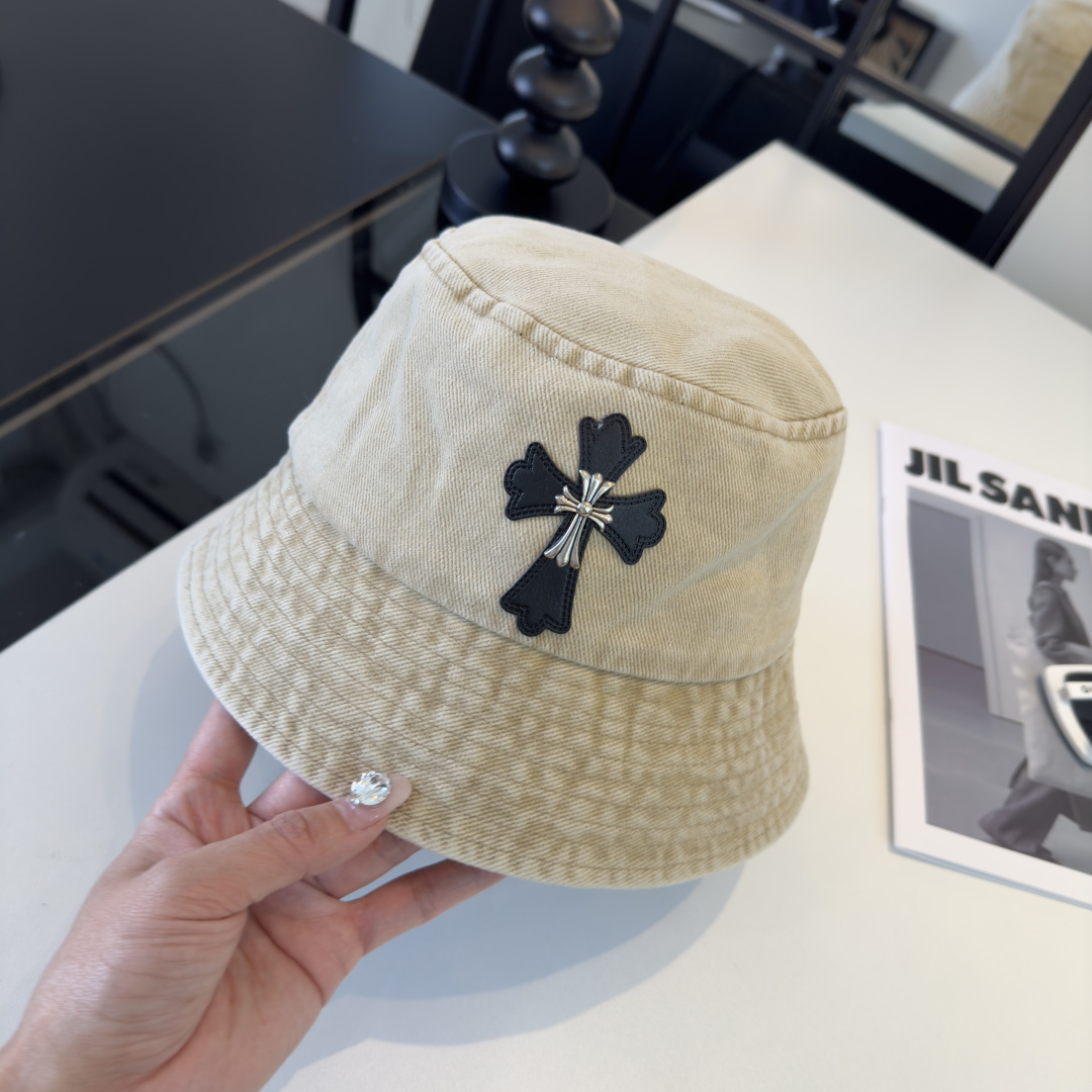 P克罗心新款遮阳渔夫帽，头围57cm