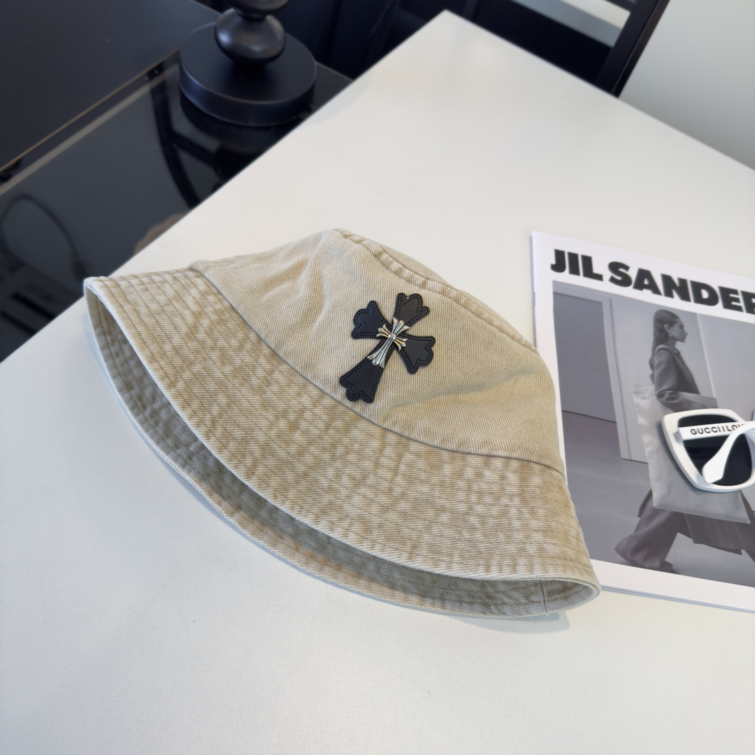 P克罗心新款遮阳渔夫帽，头围57cm