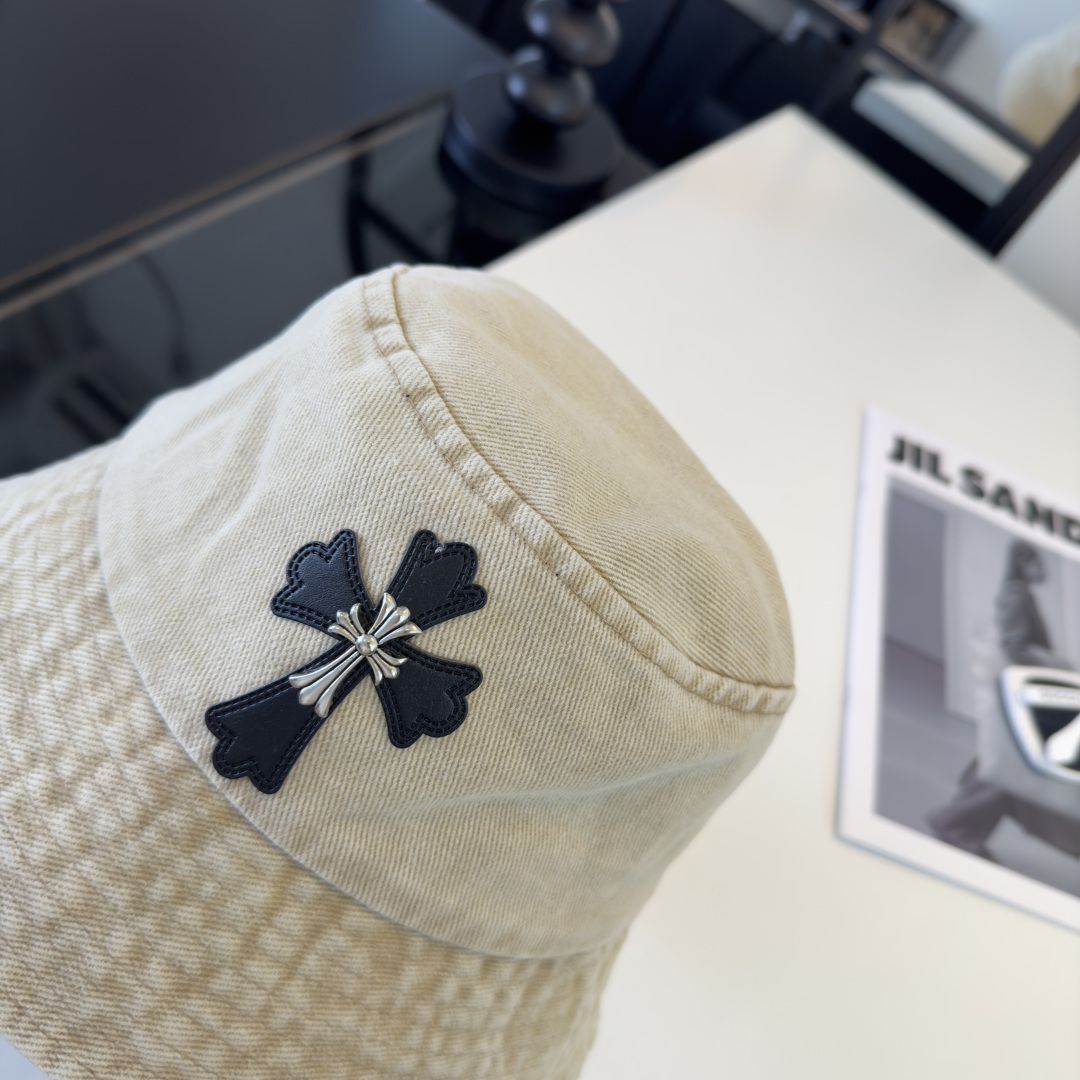 P克罗心新款遮阳渔夫帽，头围57cm