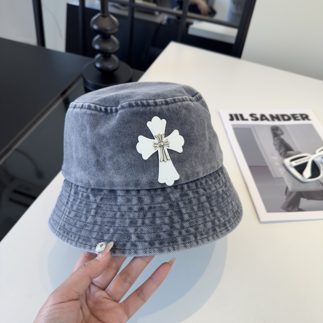 P克罗心新款遮阳渔夫帽，头围57cm