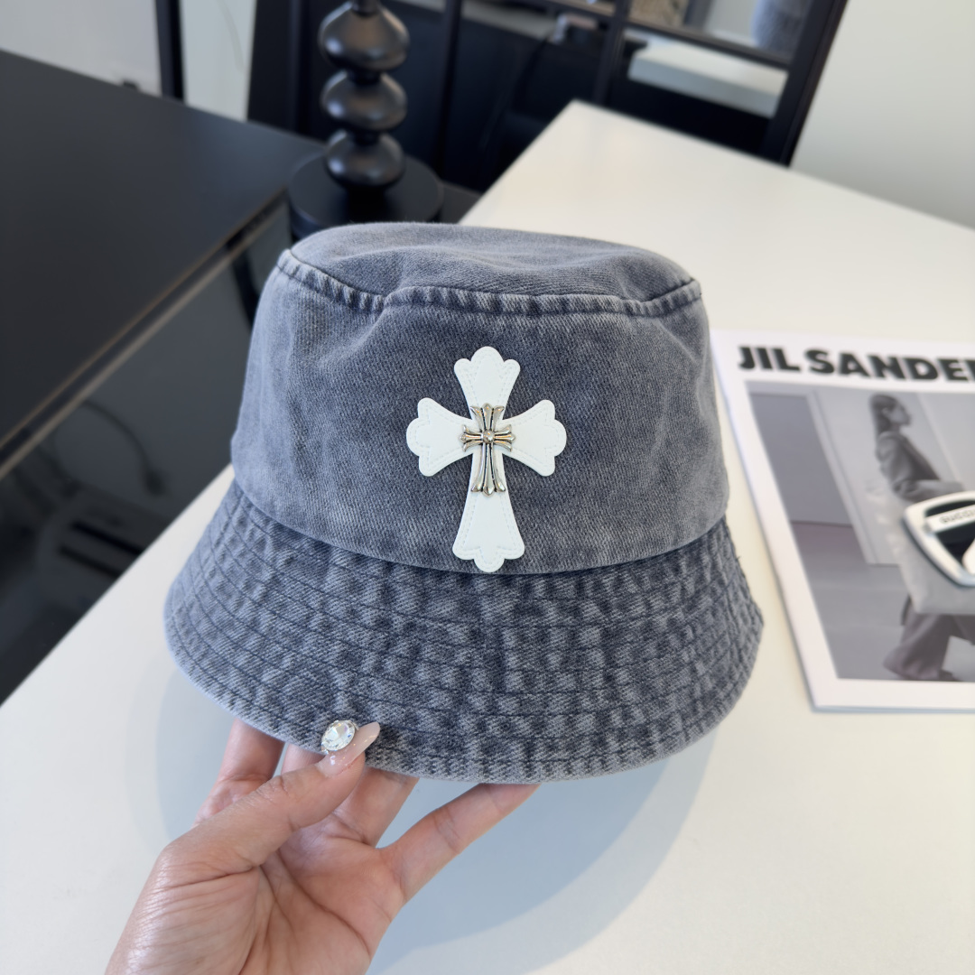 P克罗心新款遮阳渔夫帽，头围57cm