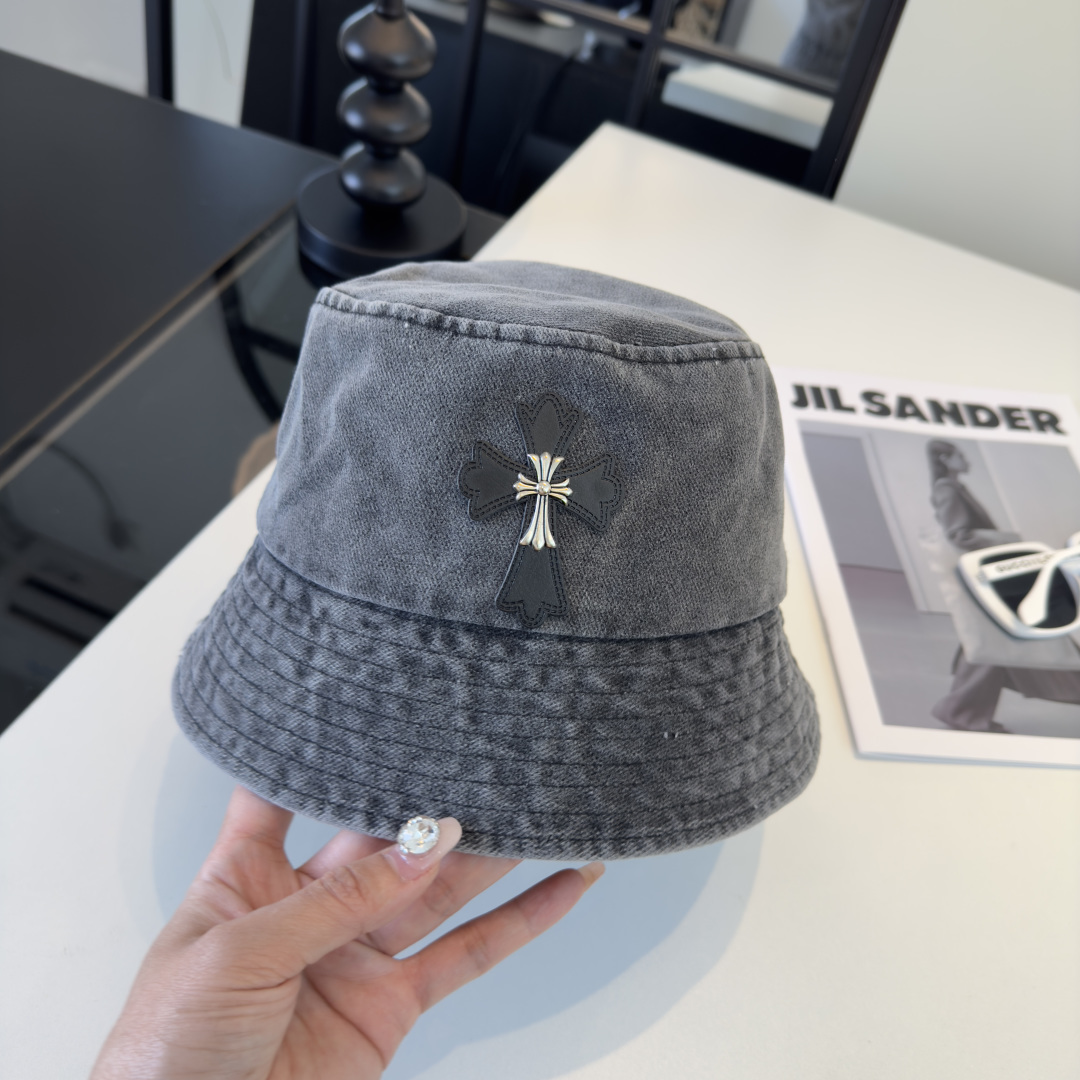 P克罗心新款遮阳渔夫帽，头围57cm