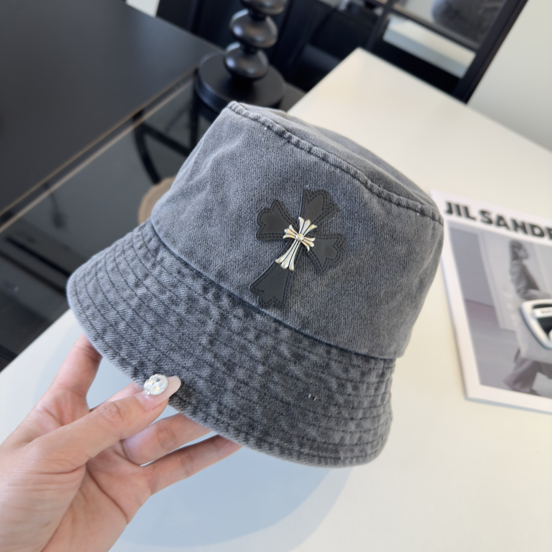 P克罗心新款遮阳渔夫帽，头围57cm