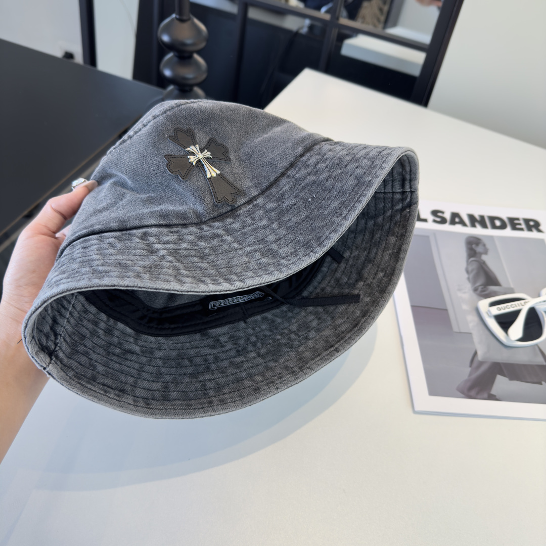 P克罗心新款遮阳渔夫帽，头围57cm