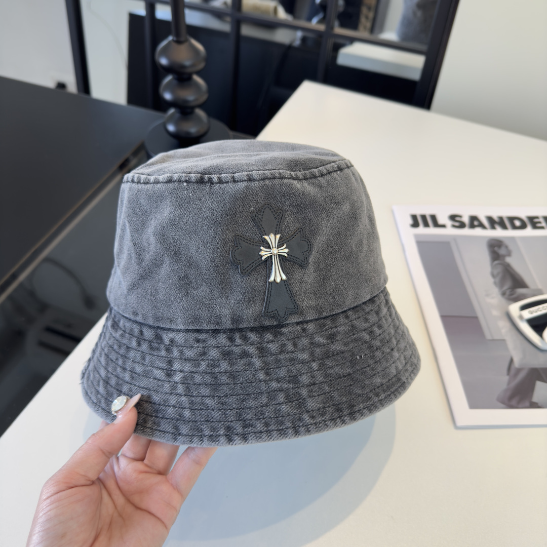 P克罗心新款遮阳渔夫帽，头围57cm