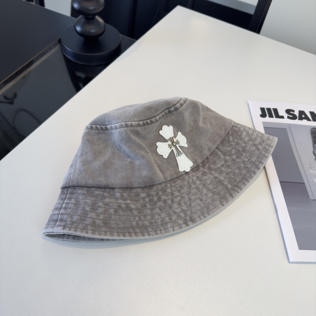 P克罗心新款遮阳渔夫帽，头围57cm