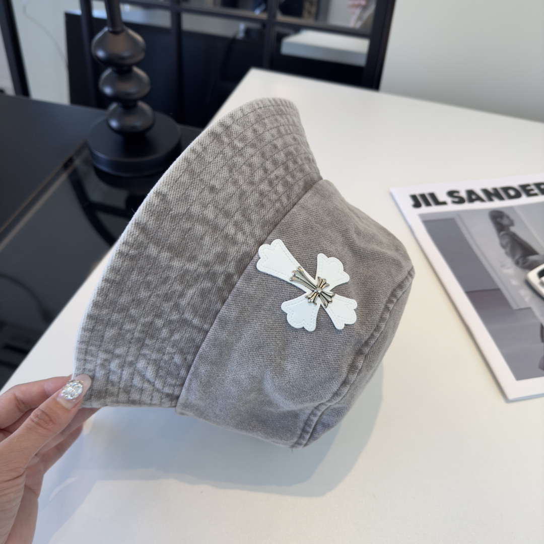 P克罗心新款遮阳渔夫帽，头围57cm