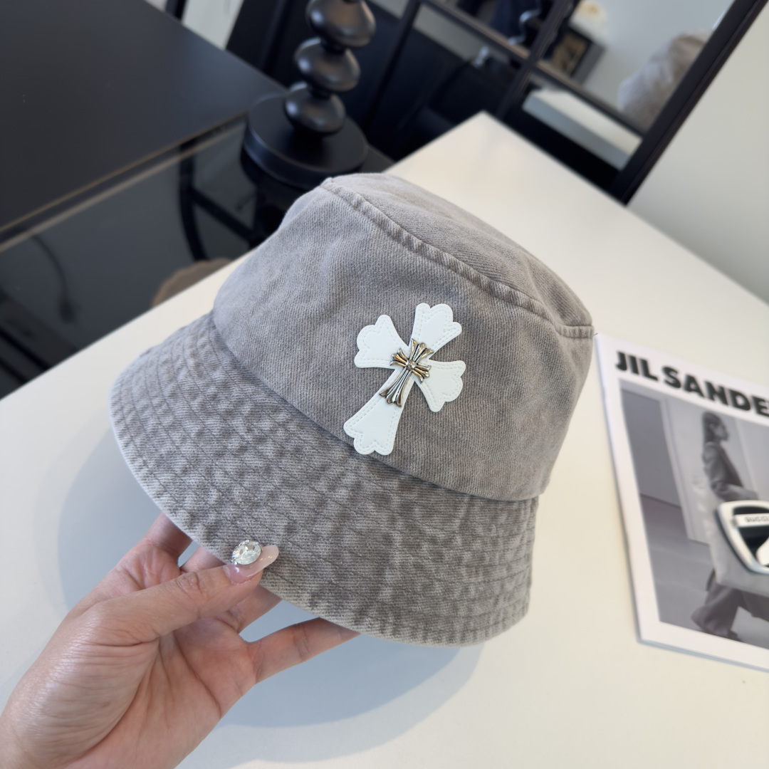 P克罗心新款遮阳渔夫帽，头围57cm