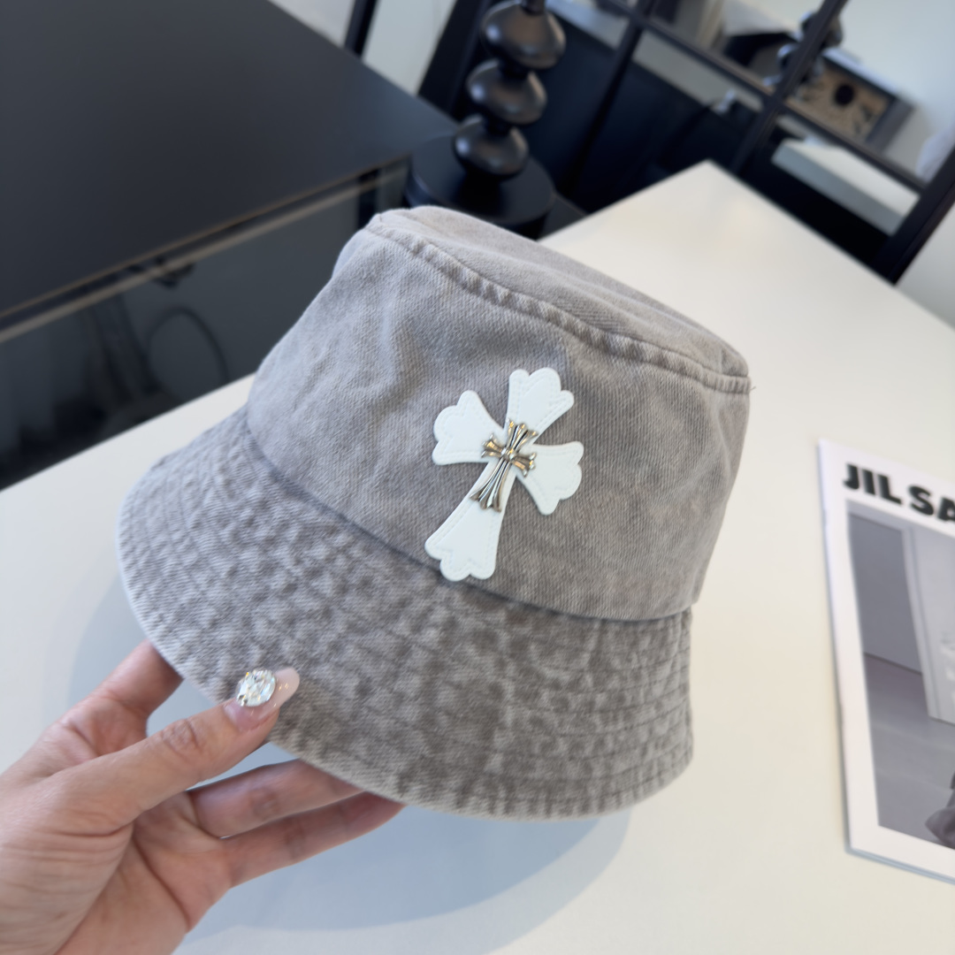 P克罗心新款遮阳渔夫帽，头围57cm