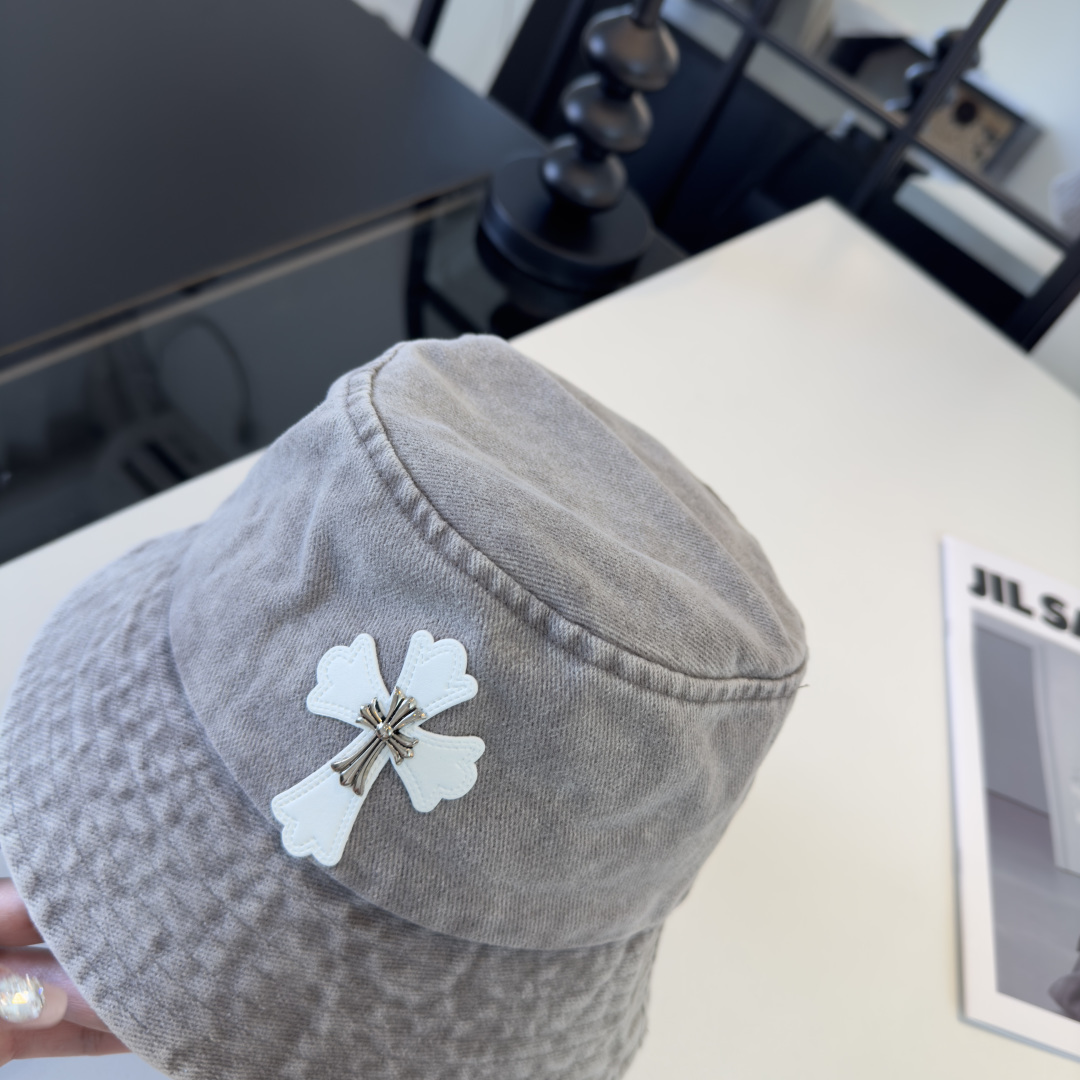 P克罗心新款遮阳渔夫帽，头围57cm