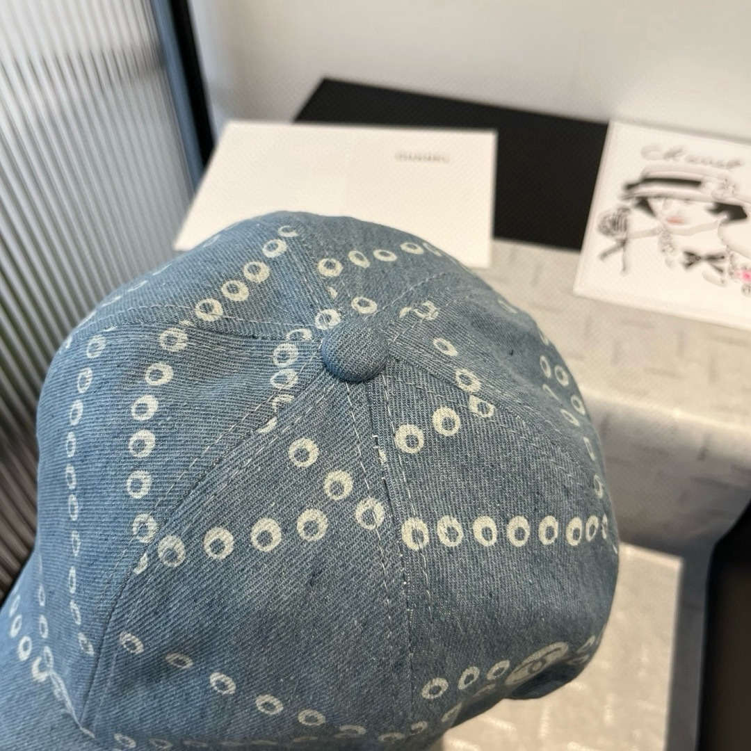 PChanel香奈儿牛仔鸭舌帽，25年专柜新款，头围57cm