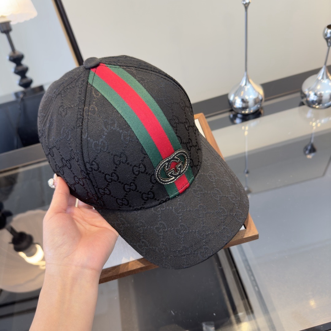 PGucci古奇新款鸭舌帽，头围57cm